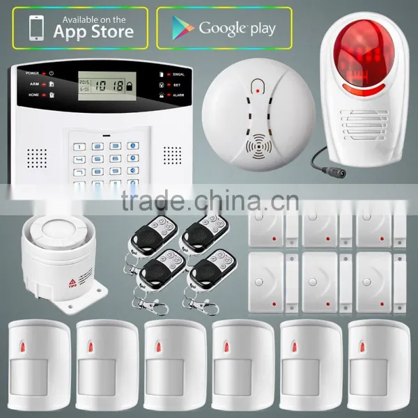 YL-M2B Support Wireless Pets PIR Motion Sensor Sensitive Wireless GSM Home Burglar Security Alarm System