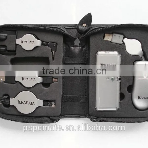 Black USB Travel Sets in White Color Suitable for Business Travel/coorperate Gifts photo-4
