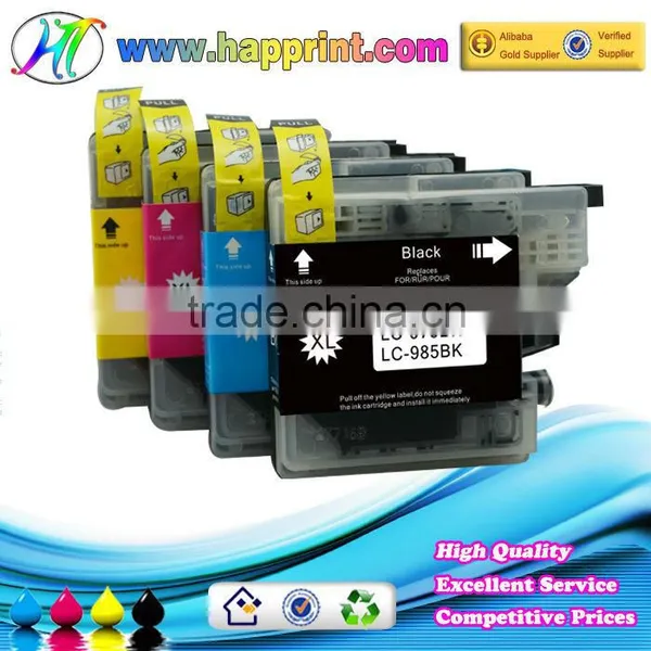 Professional Ink Cartridge Manufacturer Wholesale Printing Ink Cartridge for Brother LC39 LC985 Refill Ink Cartridge