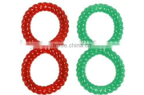 8 Shaped Pet TPR Chew Toy for Dogs Green photo-3