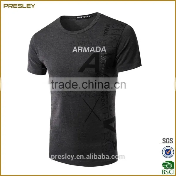 Presley OEM T Shirt For Men With Custom Logo Printing Made in China