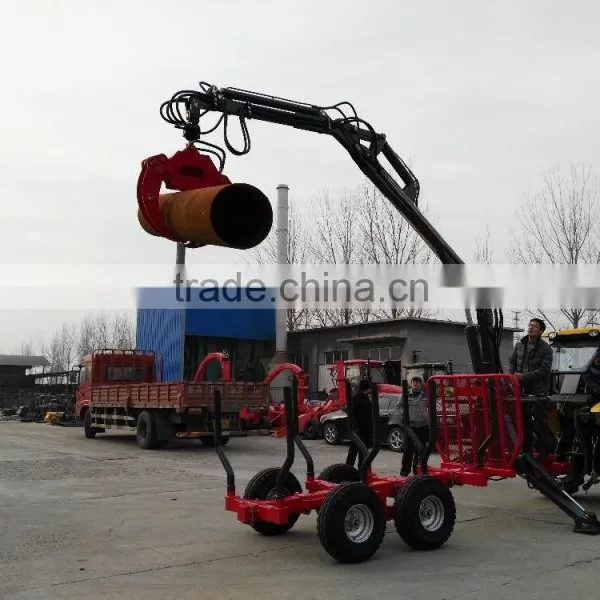 5 Tons Log Trailers With Grapple photo-3