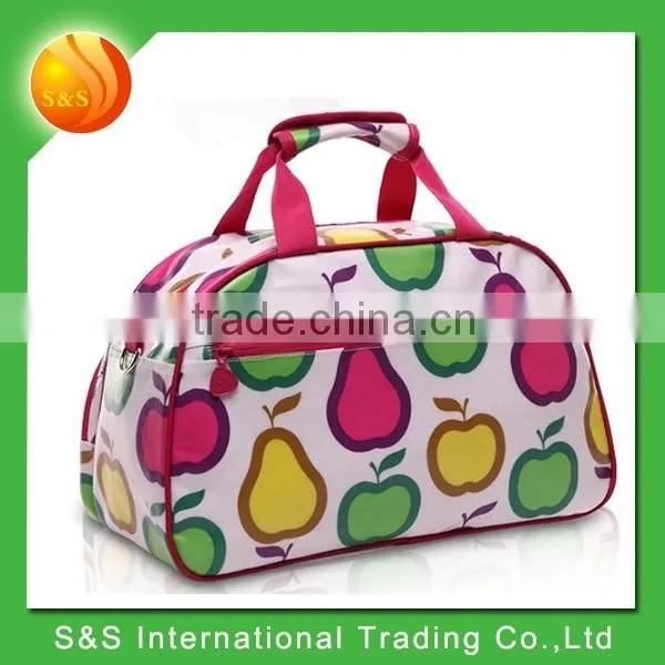 21L Multi-functional Colorful Printing Canvas Travel Bag for Kids photo-3