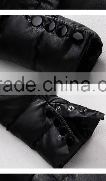 Mens Fashion pu Leather Jacket Best Selling Products in Korea photo-5
