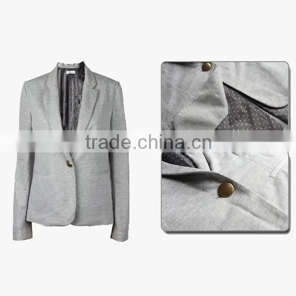 Garments Supplier New Fitness Cotton Model Blouse for Uniform photo-2