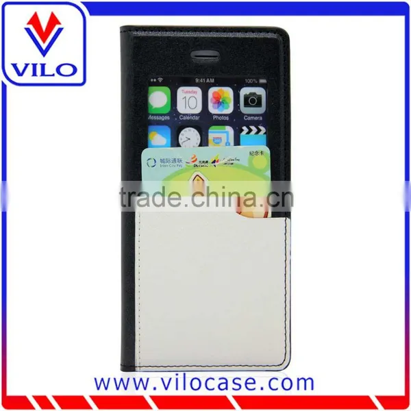 Combo Color Leather Flip Case for Iphone 6s With Window photo-2