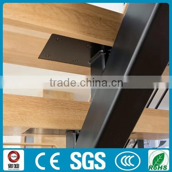 U Shape Precast Residential Staircase , Wood Stairs ---YUDI photo-5