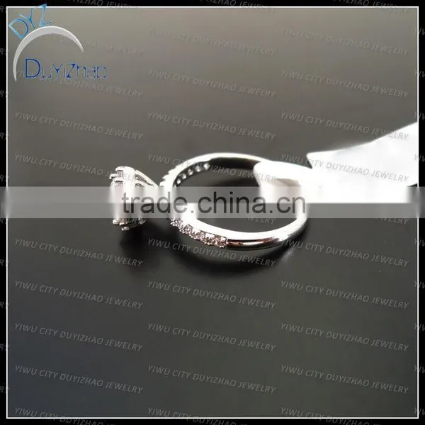Factory Price Ladies Pave Diamond Rings photo-2