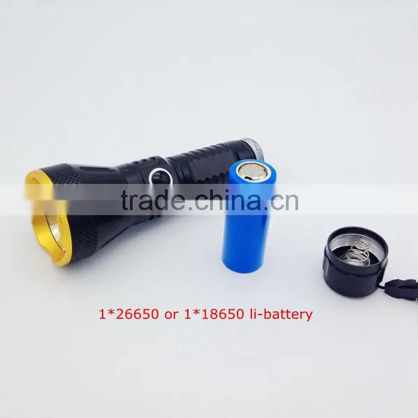 POPPAS F38 T6 10w Led Reflector Rechargeable Searhing Led Flashlight photo-5