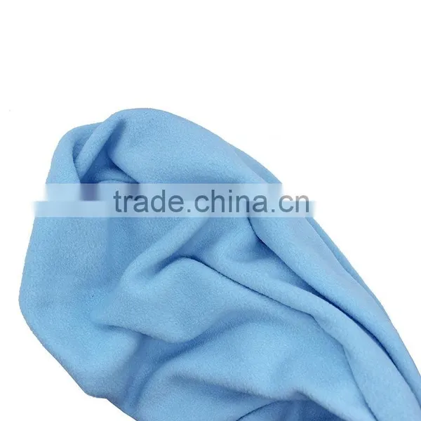 Blue Colour of Polar Fleece DIY Fabric photo-2