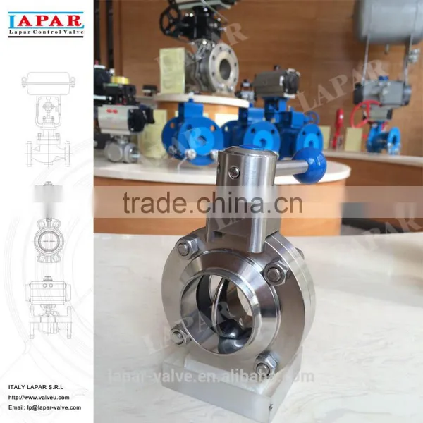 LAPAR Manual Sanitary Butterfly Valve