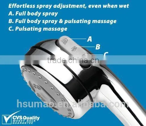 3 Spray Massage High Pressure Shower Head for Steam Shower Cabin photo-3