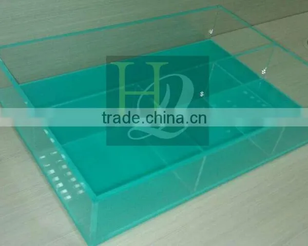 Green Color Acrylic Material Acrylic Tray, Acrylic Box With Insert photo-2