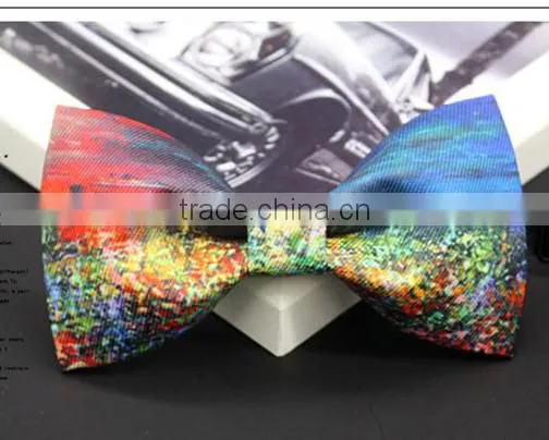 Colourful Print Bow Tie, Party Bow Tie, Multi Coloured Bow Tie