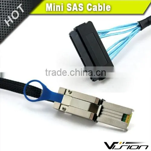 1m External Mini SAS 26pin (SFF-8088) Male to Internal Mini SAS 32pin (SFF-8484) Female Cable photo-3