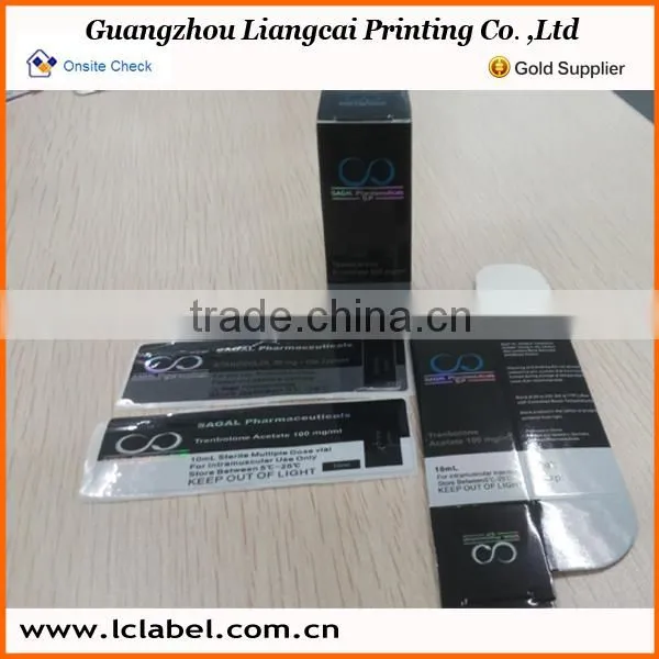 Laser Printed Vinly Drug Label Sticker for 10ml Vial Quality Choice photo-2