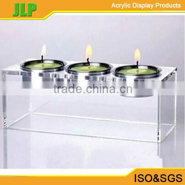 2014 Hot Sale Tea Candle Stand Acrylic Displayer for Candle Holder