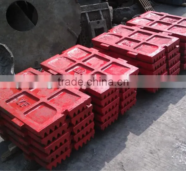 High Manganese Jaw Plate, Movable Jaw Plate, Fixed Jaw Plate, Side Plate, Check Plate, Toggle Plate