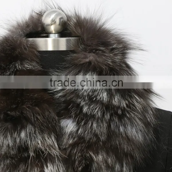 RC05 Full Raccoon Fur Collar High Quality photo-6
