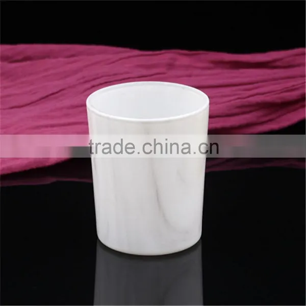 80110 Big Size Snow Printing Glass Candle Jars Wholesale photo-3