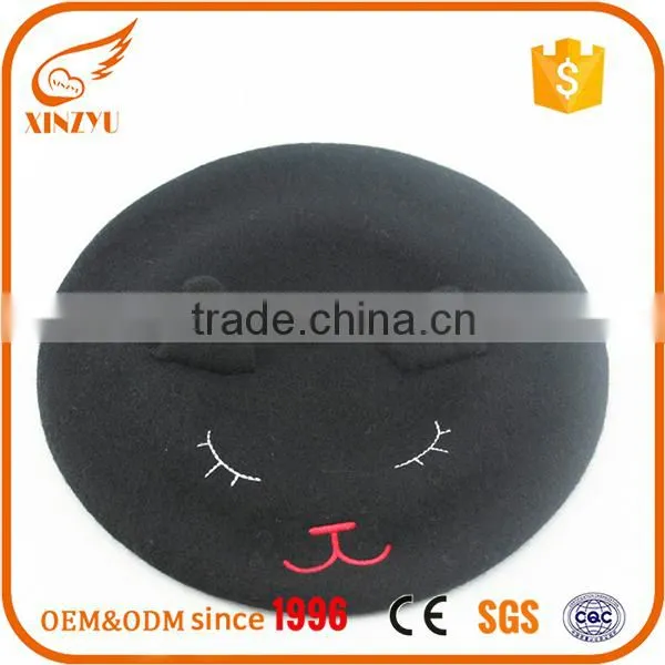 Newest Style Lovely Special Car Alarm Girls Beret Have Ears Decoration photo-2
