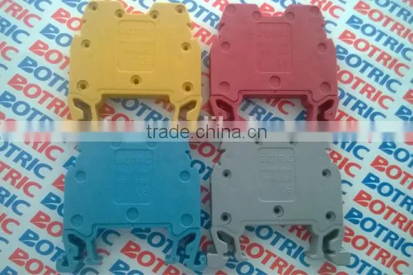 Screw Wire Electrical Connection Din Rail Terminal Block Connector photo-5