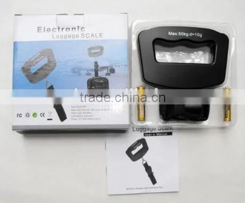 50kg/10g Portable LCD Digital Pocket Scale Electronic Hanging Luggage Weight photo-2