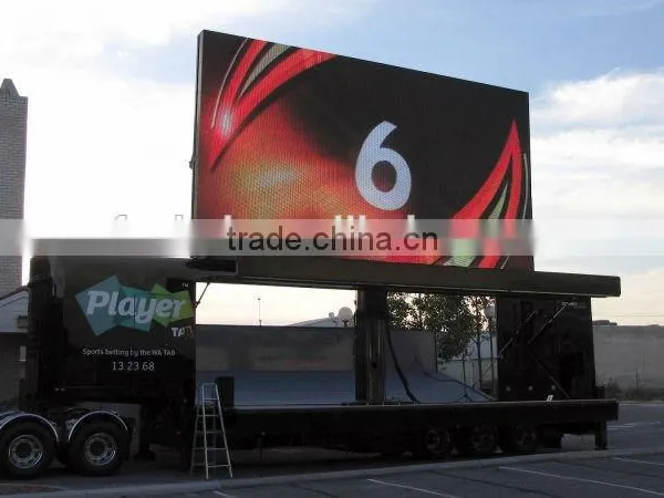 160*160MM P10 Full Color Free China HD P10rgb Led Display for Outdoor Advertising photo-6