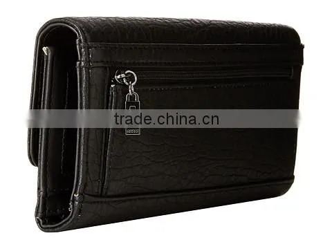 Black Leather Wallet for Womens photo-2