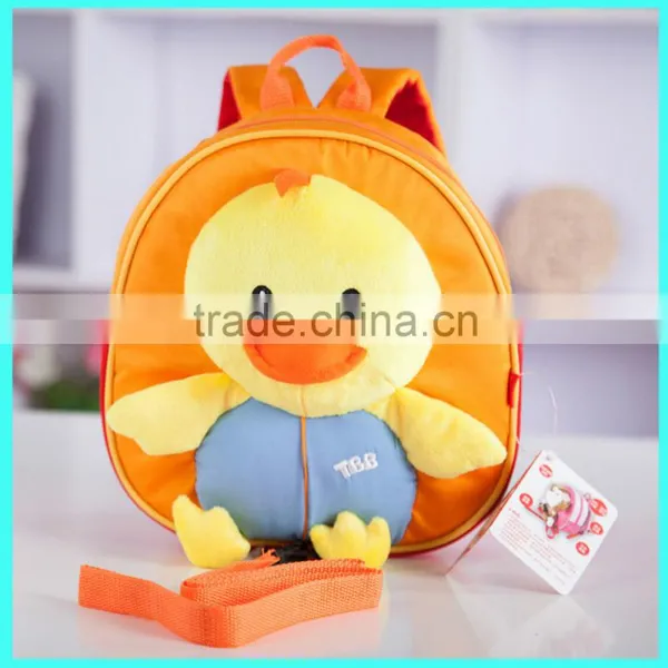 Soft Plush Toy Backpack, Cute ZOO Animal Backpack in Duck Pattern