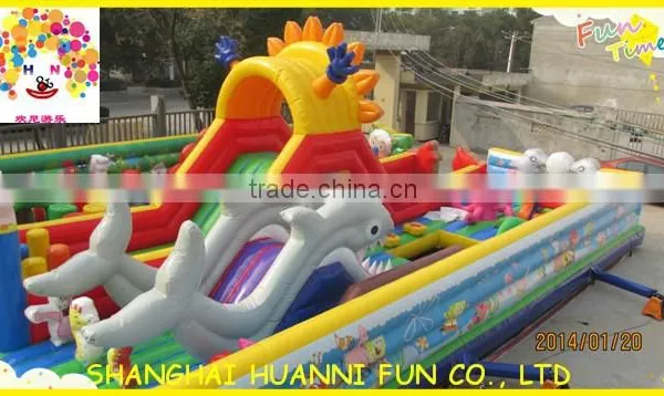 Outdoor Inflatable Bouce House, Inflatable Bouncy Castle for Kids photo-2