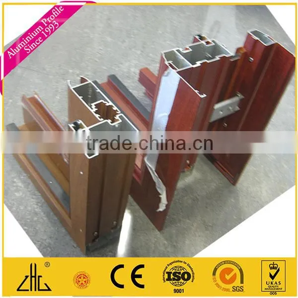 Wow!!6063 Powder Coating Non-thermal Break Aluminium Window and Door Factory Catalog/ Anodized Sliding Window Profile for Africa photo-6