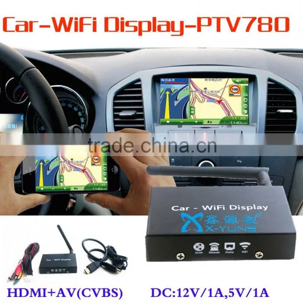 New Model of Car interface Miracast DLNA Airplay HDMI CVBS(AV) output for Android phone