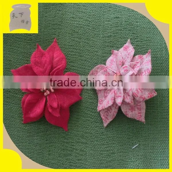 Exquisite Printing Jute Cloth Jute Bouquet
