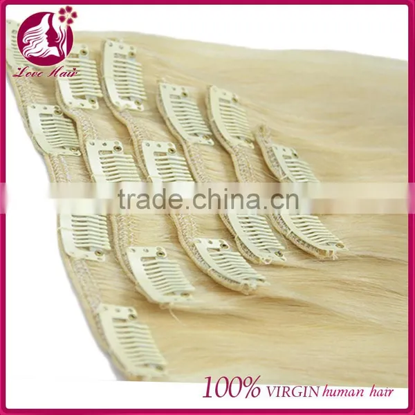 Top Quality Virgin Clips Hair Extensions 26 Inch Human Hair Clip In Hair Extensions photo-2