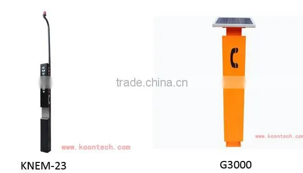 KNEM-21 Telephone Tower Security Alarm System Tamper-resistant IP Telephone Security Phone Solar Powered Sos Telephone photo-3