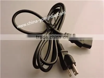 YH-12/13 American Three PINS 125 V/15 A High Quality With Lower Price/ Yonghao Factory Supply Safe UL Power Cord With IEC 13 photo-2