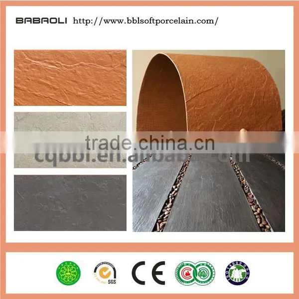 Similar Foam Floor Tiles Soft Ceramic Tiles Thin Slate Tile, Advance Flexible Wall Stone photo-5