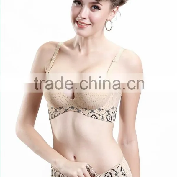 Special Work Craft Printing Bra and Panties Set photo-4