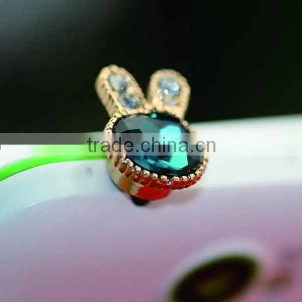 Rhinestone Dust Plug Luxurious Crown Earphone Dust,promotion Gift A6 photo-4