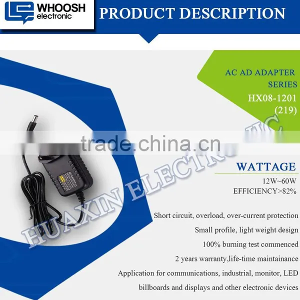 Best Selling Utility 12v 1a Mass Power ac Universal Adapter photo-6