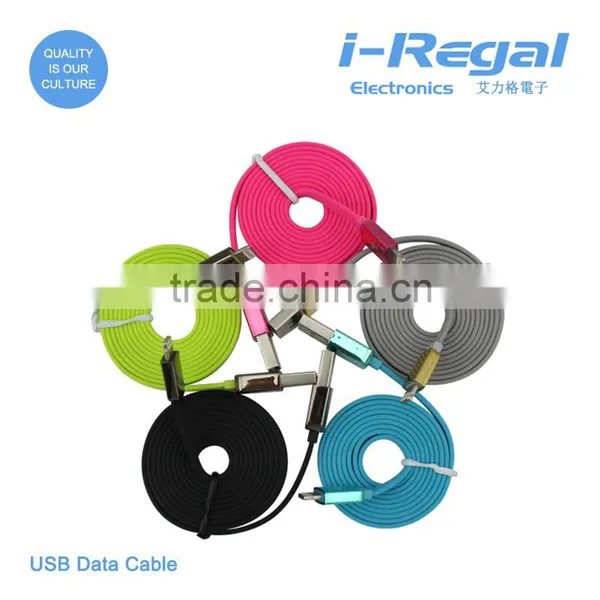 Flat Noddle 1m Double Sided Copper Core Samsung Data Cables photo-6