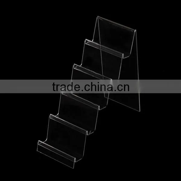 Acrylic Wallet,Purse Display Rack,4-tier,5 Layer Wall Display Stand photo-3