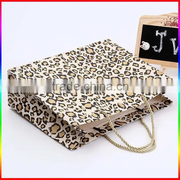 Leopard Print Paper Packing Bag for Bra photo-3