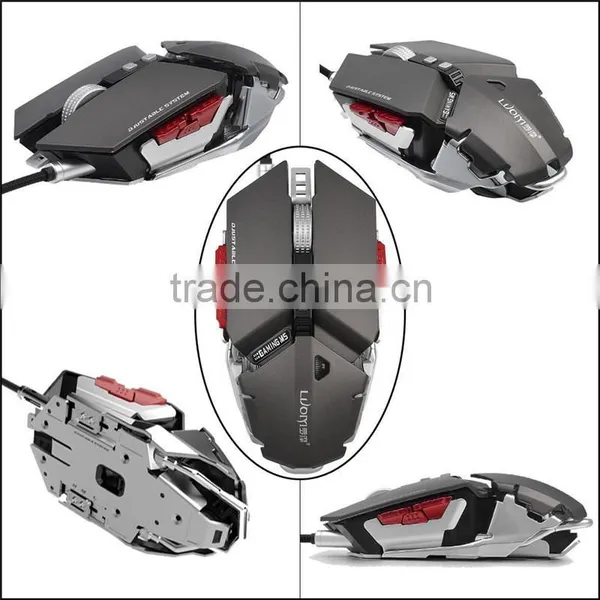 LUOM G50 Gaming Mouse 4000 DPI 10 Buttons Optical Wired Professional Mechanical Game Mouse photo-2