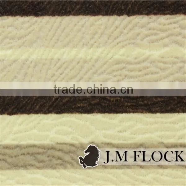 Polyester Embossed Backing Flocked Hand Embroidery Fabric Tulle photo-4