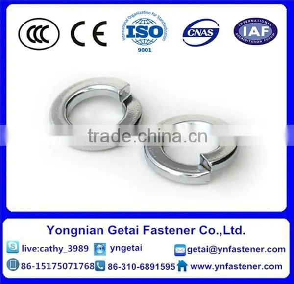 DIN127b Hot Dip Galvanized HDG Zinc Plated and Stainless Steel Spring Washer Din127 photo-3
