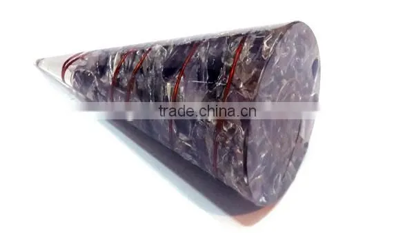 Orgone Amethyst Cone : Orgone Antenna Supplier : Amethyst Copper Wire Wrapped Orgone Cones