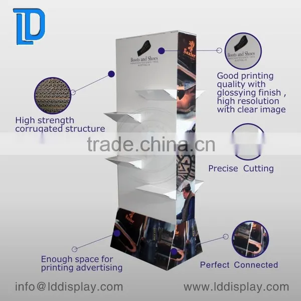 Cardboard Floor Display Stand for Shoes photo-2