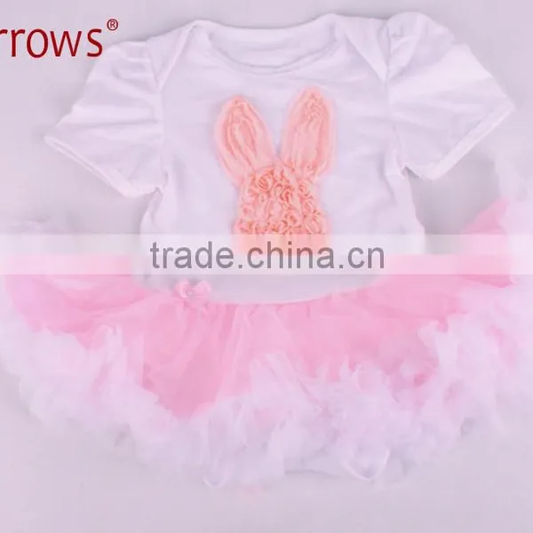 2016 Baby Girls Dress Cute Short Sleeve Spring Sport Princess Style Party Clothing photo-4